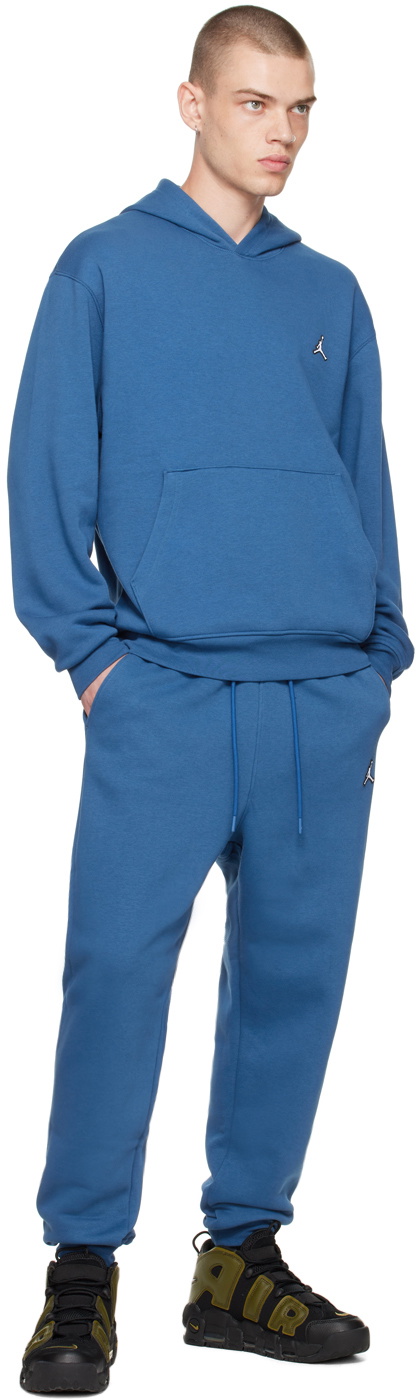 Nike Jordan Blue Embroidered Hoodie