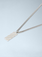 Off-White Diag Pendant Necklace