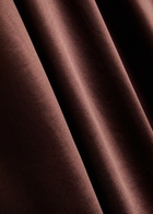 Staud Juanita Satin Maxi Dress Brown