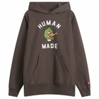 Human Made Men's Heavyweight Duck Head Hoodie in Brown