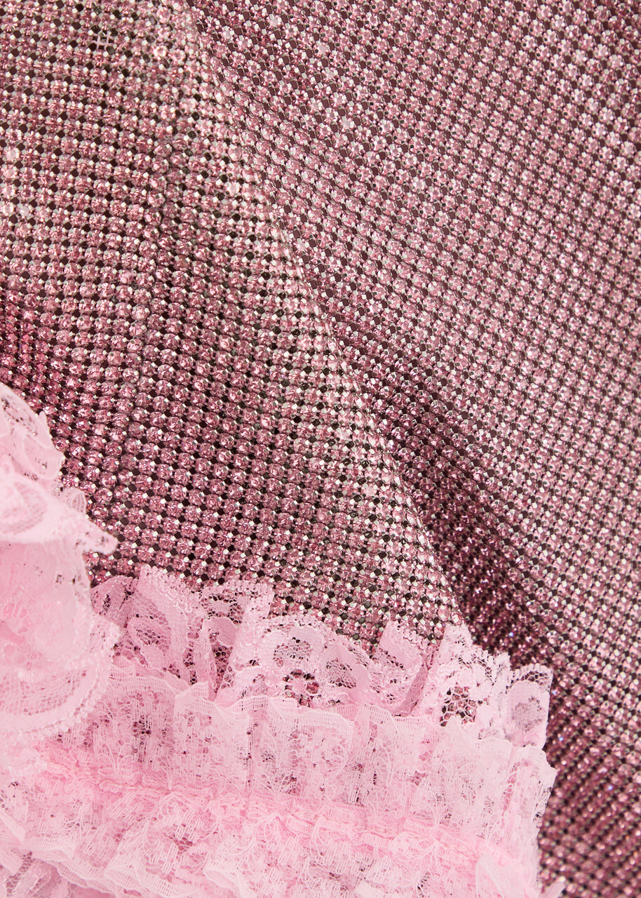 Self-portrait X Christopher Kane Crystal-embellished Mini