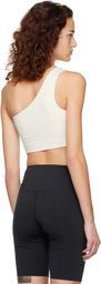 Girlfriend Collective White Bianca Sport Bra