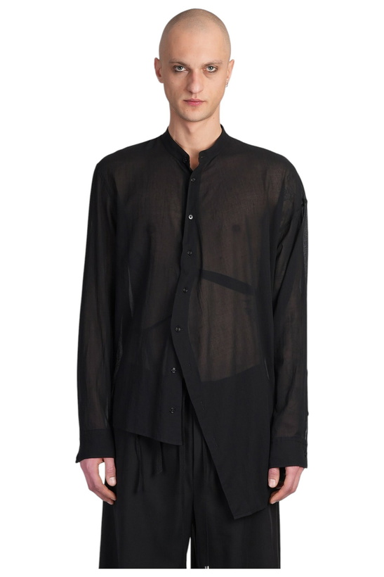 Photo: Ann Demeulemeester Quemby Shirt In Black Cotton