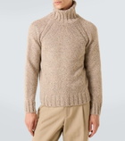 Zegna Cashmere and wool turtleneck sweater