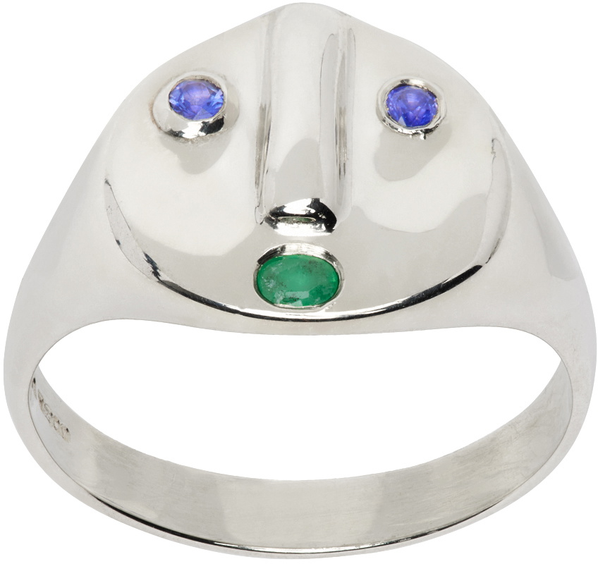 【関税込み】Alec Doherty SSENSE限定 シルバー Dazed リング Alec Doherty SSENSE Exclusive Silver Dazed Ring