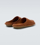 Comme des Garçons Homme x VIBAe leather and suede mules