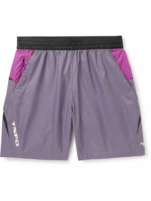 Photo: The North Face - TNF™ X Straight-Leg Logo-Print Ripstop Shorts - Purple