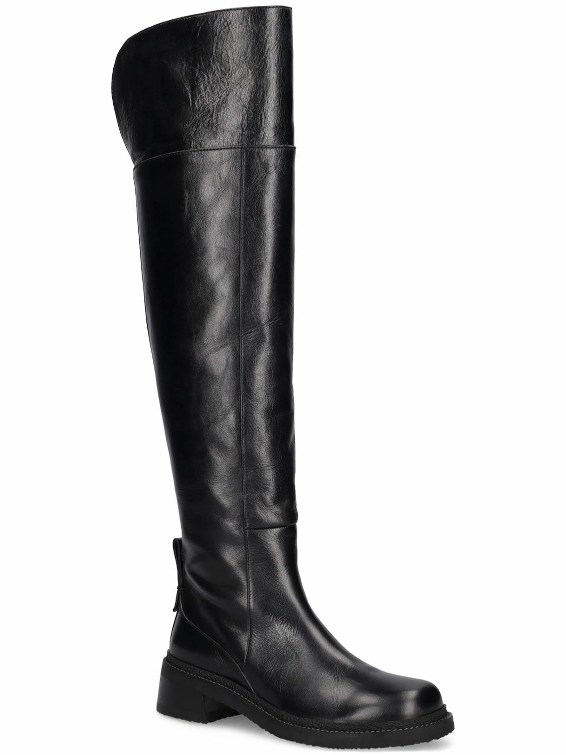 SEE BY CHLOÉ 40mm Bonni Leather Over-the-knee Boots
