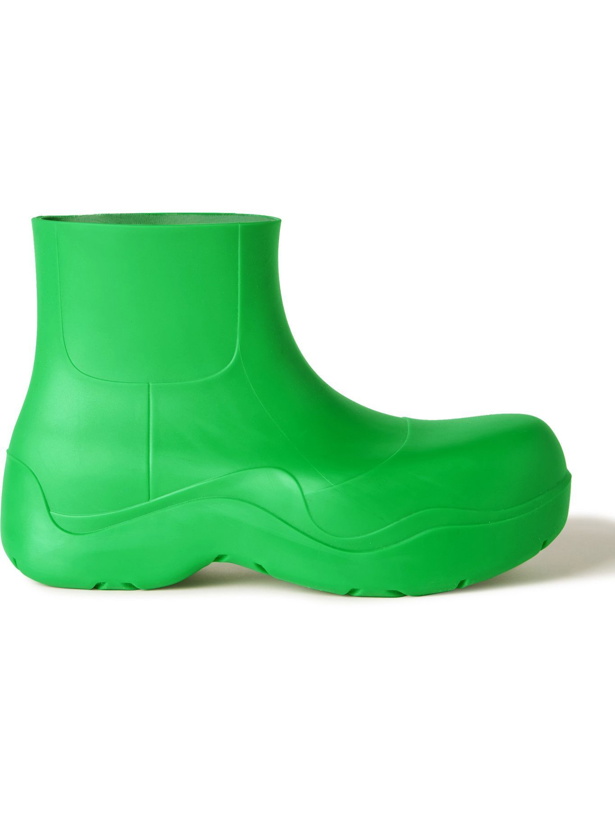 Photo: BOTTEGA VENETA - Puddle Rubber Boots - Green