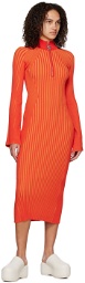 SIMONMILLER Orange Zumi Midi Dress