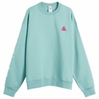 Nike Men's ACG Fleece Crewneck in Cannon