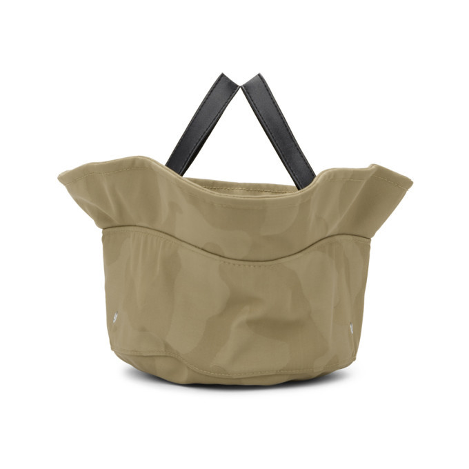 Dheygere Beige Camouflage Double Bucket Hat