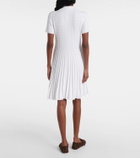 Polo Ralph Lauren Cable-knit cotton-blend polo dress