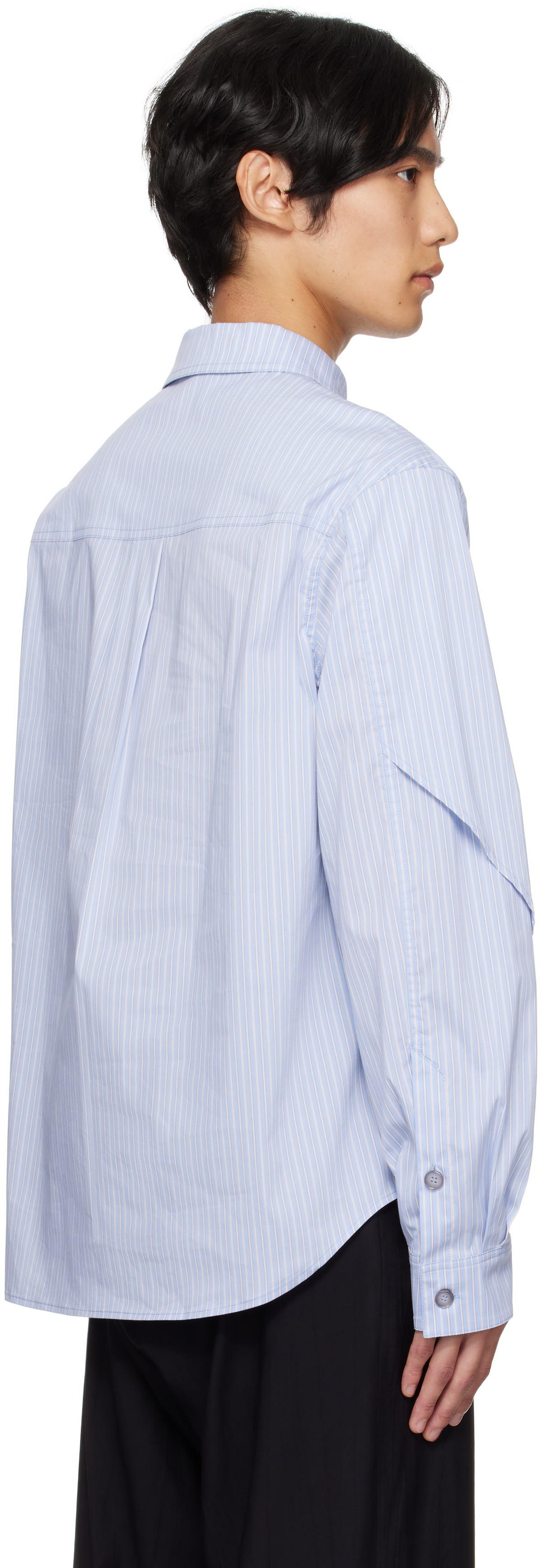 Andersson Bell Blue Stripe Layered Shirt