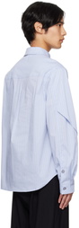 Andersson Bell Blue Stripe Layered Shirt