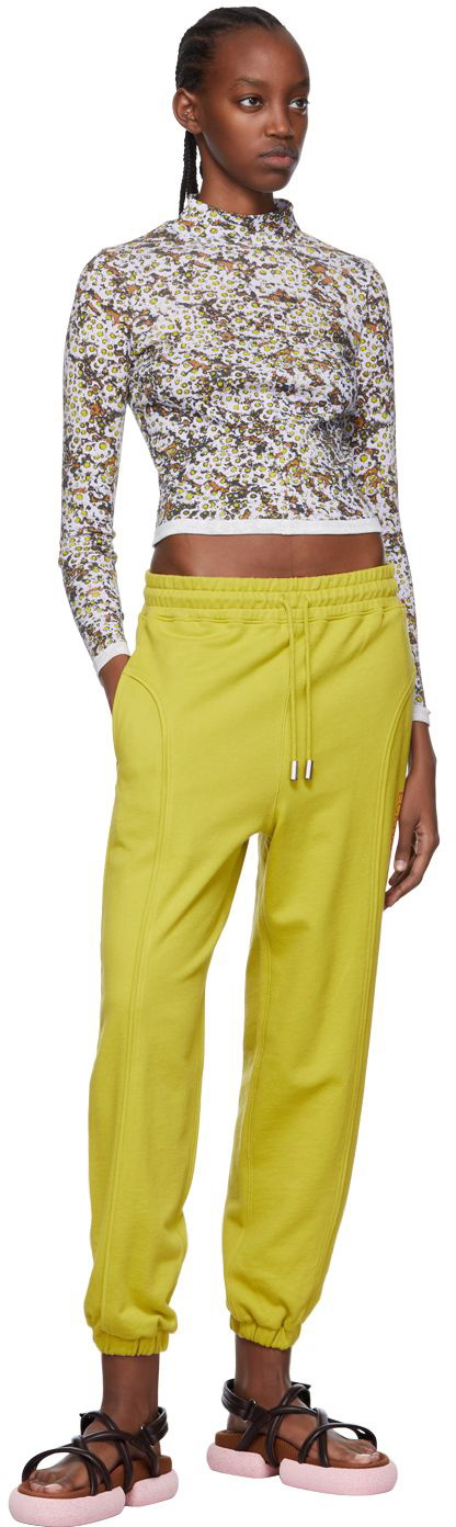 Eckhaus Latta Yellow Cotton Lounge Pants