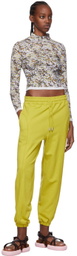 Eckhaus Latta Yellow Cotton Lounge Pants