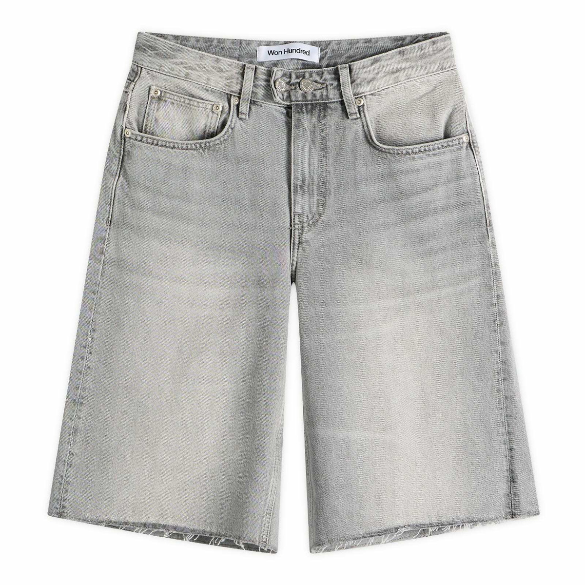Won Hundred Men's Kayce Denim Shorts in Bright Black