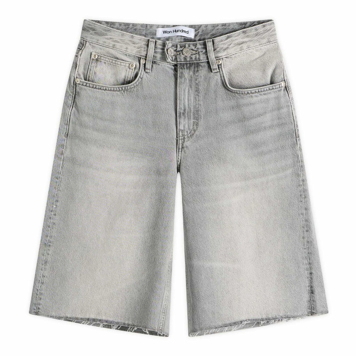 Photo: Won Hundred Men's Kayce Denim Shorts in Bright Black