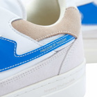 Stepney Workers Club Men's Pearl S-Strike Suede Mix Sneakers in Ecru/Blue