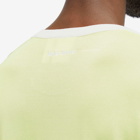 Adidas x Wales Bonner Knit Long Sleeve T-Shirt in Semi Frozen Yellow/Chalk White