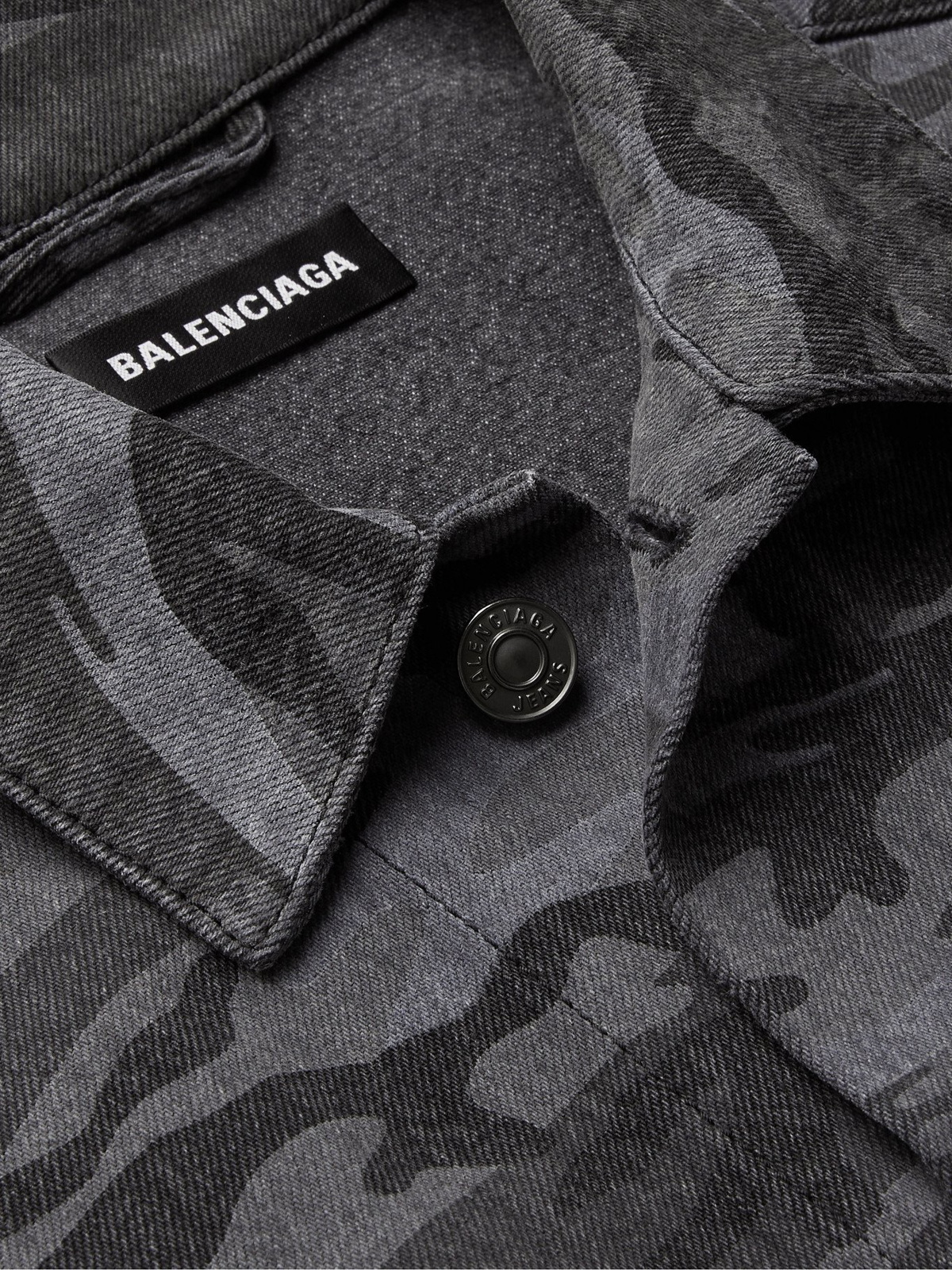 Balenciaga camouflage-print Denim Jacket - Farfetch