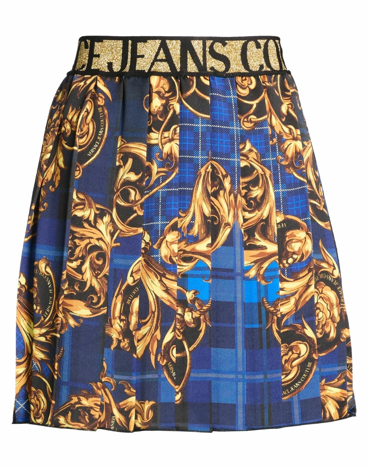 Versace Jeans Couture Womens Mini skirt in Blue