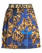Versace Jeans Couture Womens Mini skirt in Blue