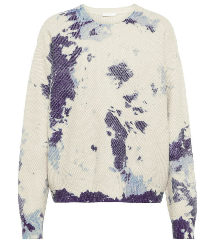 Photo: Chloe - Tie-dye cashmere sweater