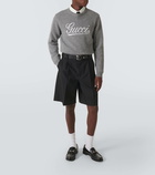Gucci Web Stripe twill shorts