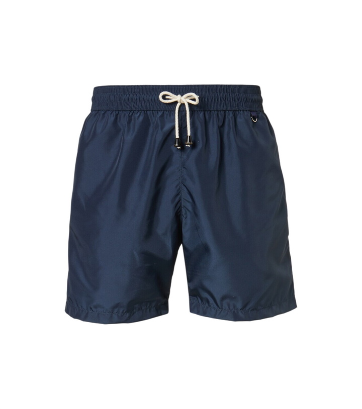 Photo: Rubinacci Satin swim trunks