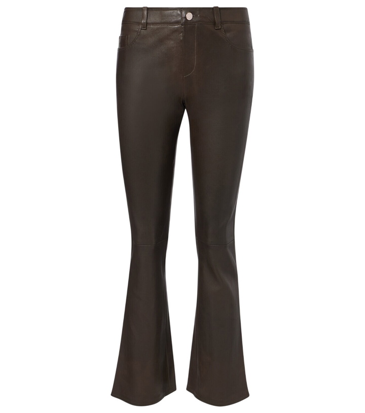 Photo: Stouls Dean 22 leather flared pants