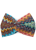 Missoni Zigzag-intarsia Knitted Headband - Multicoloured - One Size