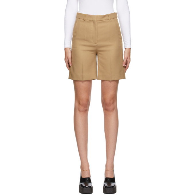 Photo: Stella McCartney Tan Amber Tailored Shorts