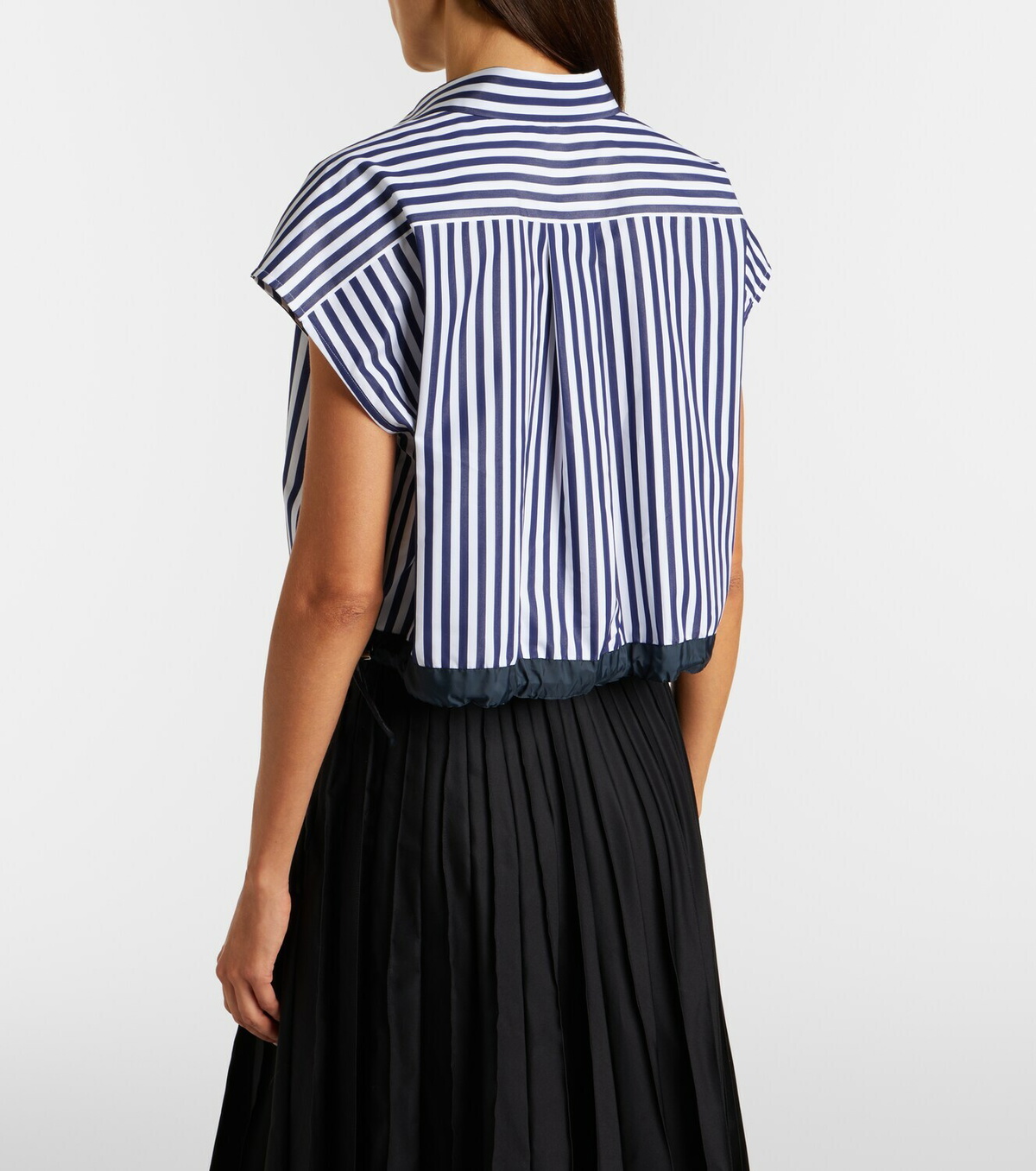 Sacai Striped poplin shirt