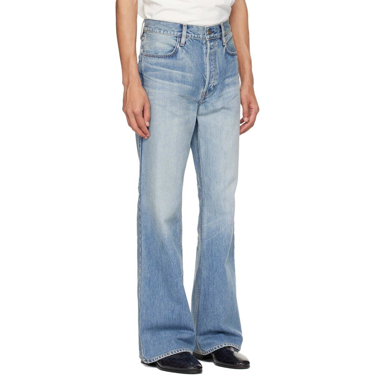 Fear of God Blue 70s 5 Pkt Jeans