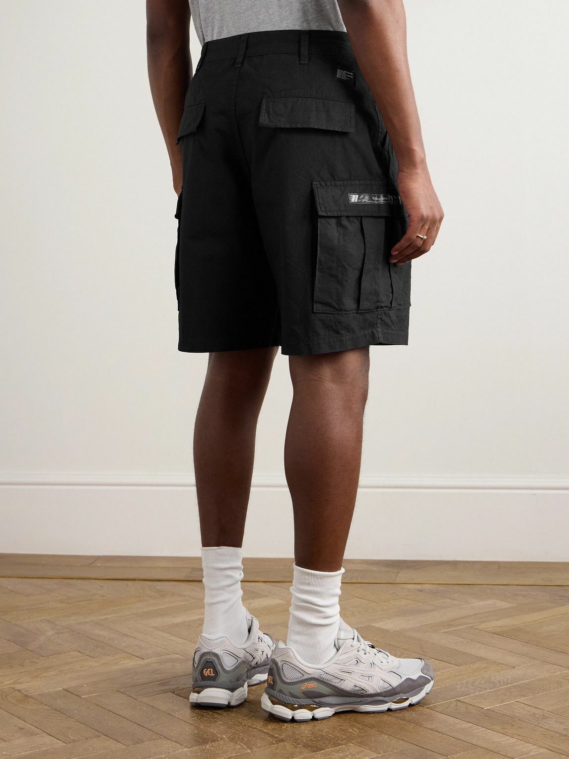 WTAPS - Straight-Leg Cotton-Ripstop Shorts - Black