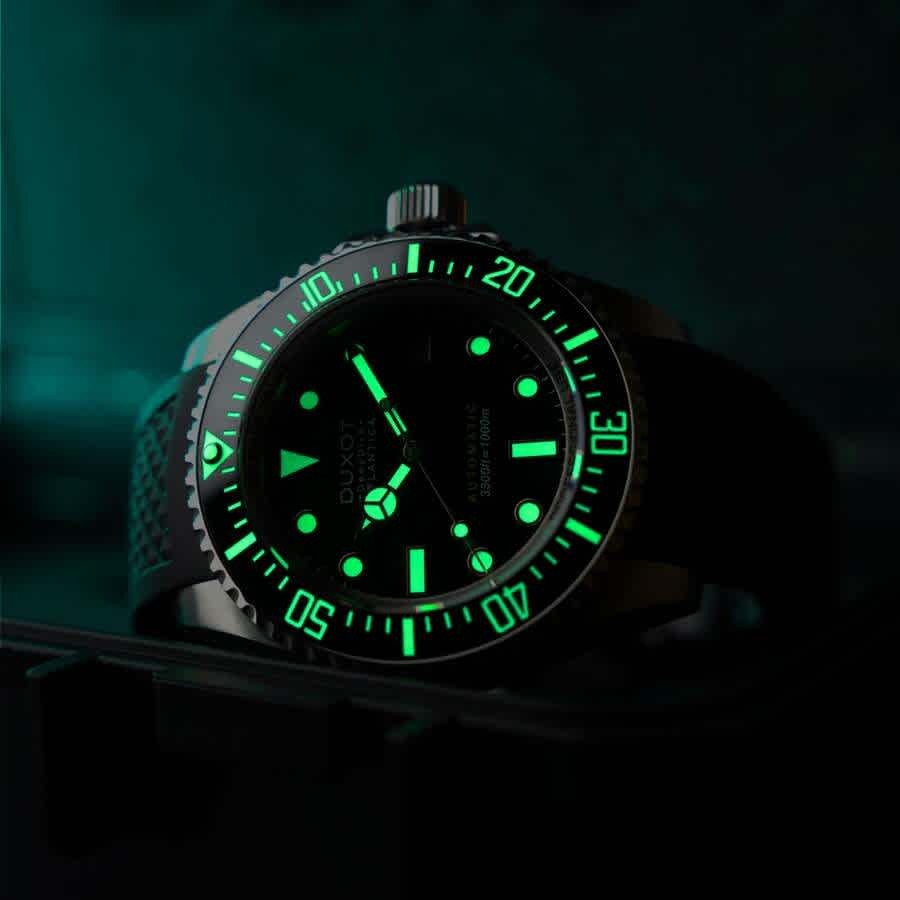 Duxot Atlantica Deep Dive Automatic Green Dial Mens Watch DX-2066
