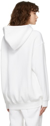 Nike White Essential Collection Oversized Fleece Hoodie