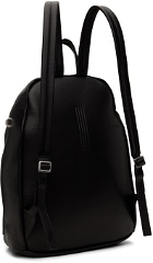 Rick Owens Black Soft Grain Cow Leather Backpack