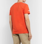 Heron Preston - Printed Cotton-Jersey T-Shirt - Orange
