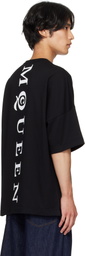 McQueen Black Oversized 'McQueen' T-shirt