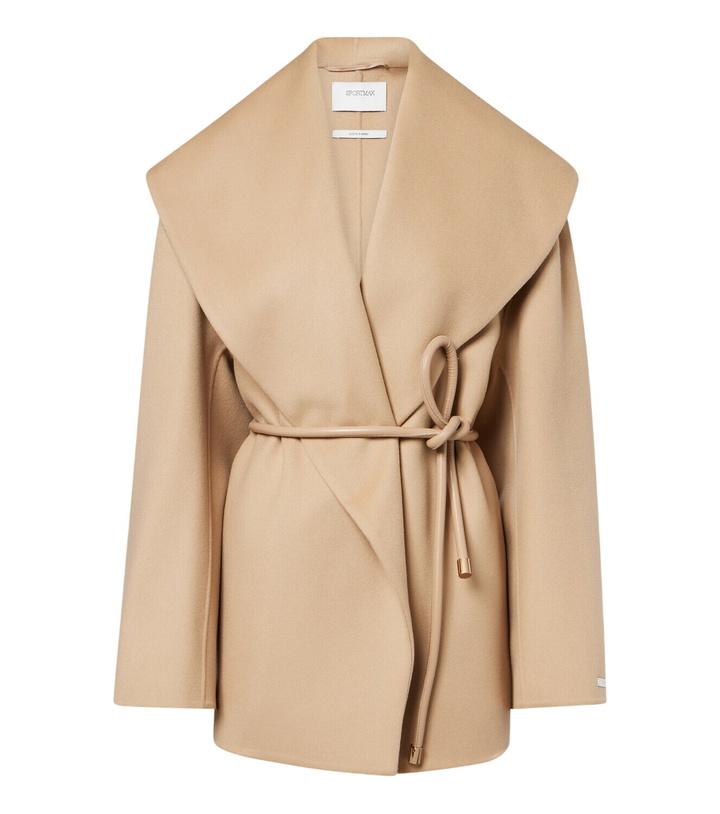 Photo: Sportmax Virgin wool coat