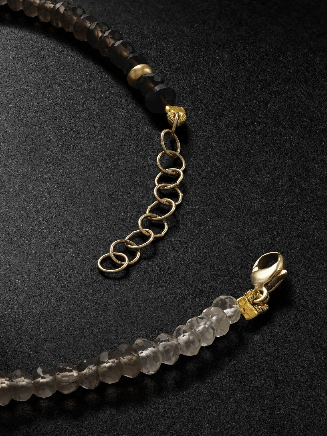 JIA JIA - Arizona Gold Smoky Quartz Beaded Bracelet