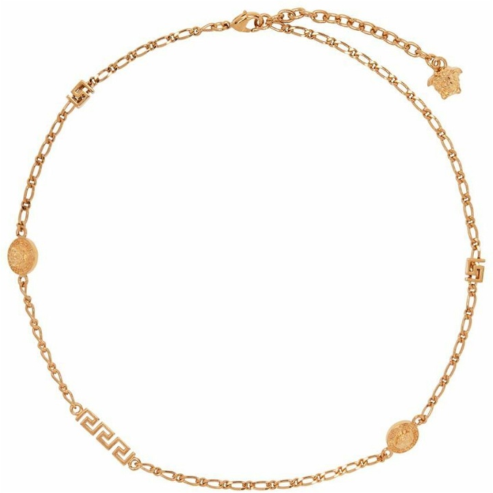 Photo: Versace Gold 'Medusa La Greca' Necklace