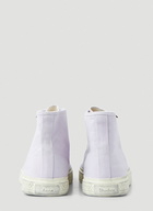 Ballow High Top Tumbled Sneakers in Lilac