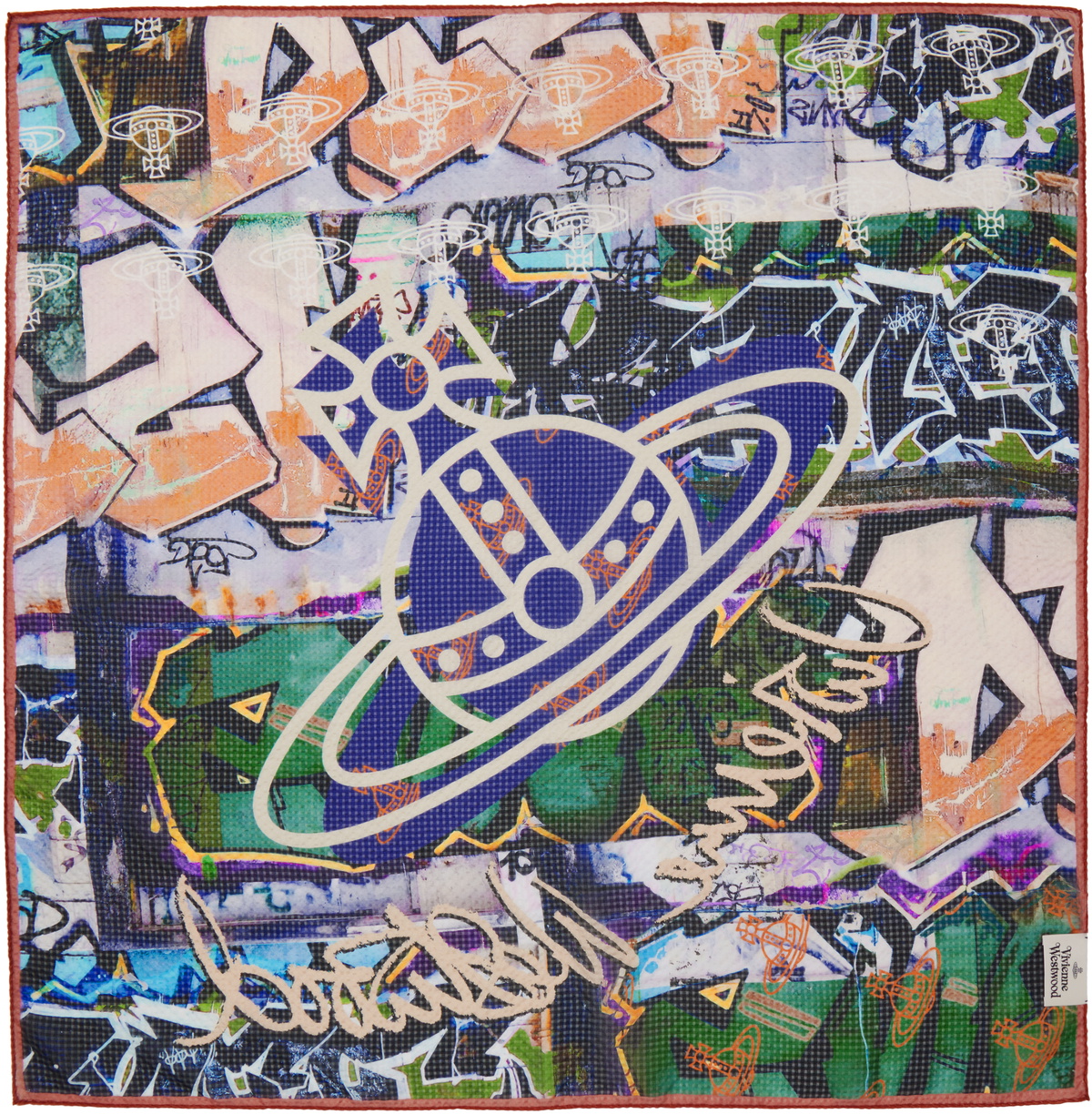 Vivienne Westwood Multicolor Grafitti Bandana Vivienne Westwood