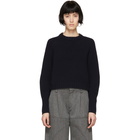 Chloe Navy Cashmere Chunky Sweater