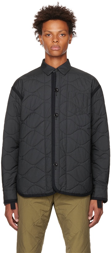 Photo: sacai Black Quilted Jacket