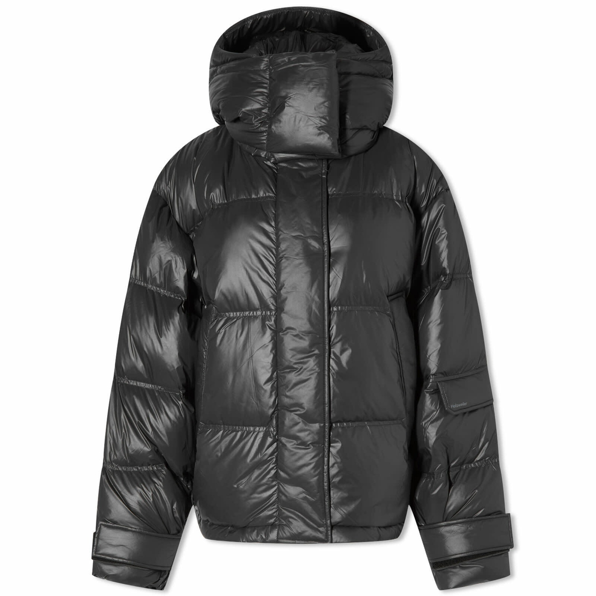 【関税込み】Holzweiler ダウン Holzweiler Women's Steilia Short Down Jacket in Black Holzweiler
